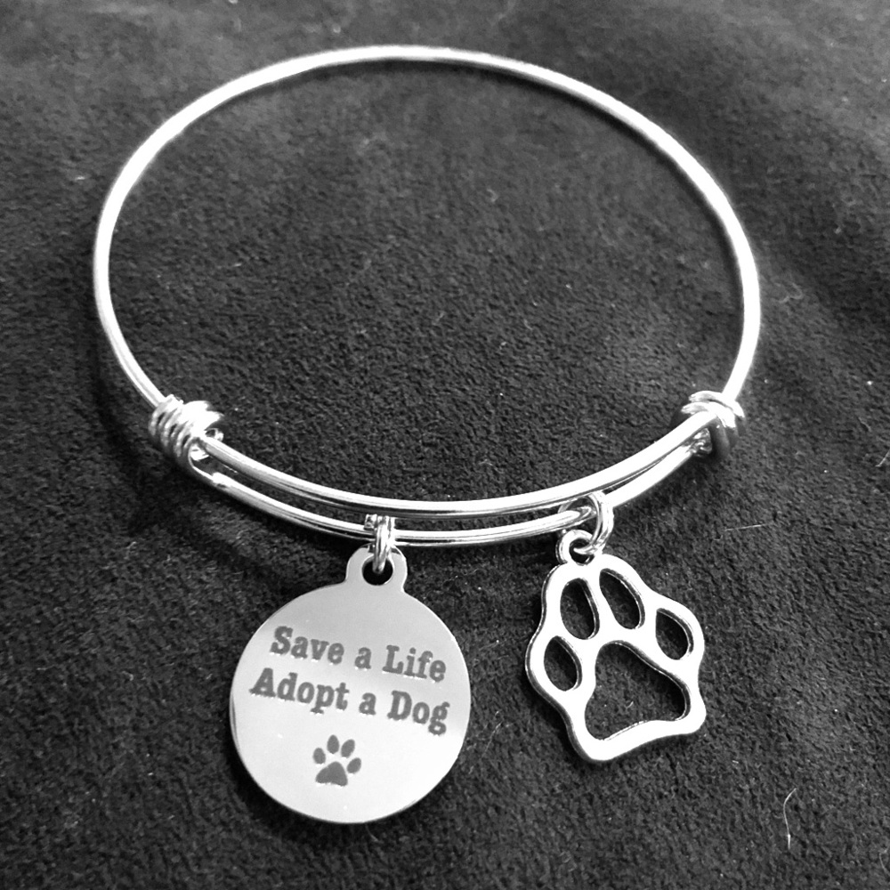 🐶🐾 Save A Life Adopt A Dog Bracelet ❗️FIRM❗️